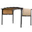 & Weather - Pergola d'extérieur - 12 x 9 pi, auvent rétractable, abri de jardin beige pour jardins avec cadre en acier, Expositions