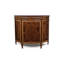 Demilune Solid Wood Accent Cabinet