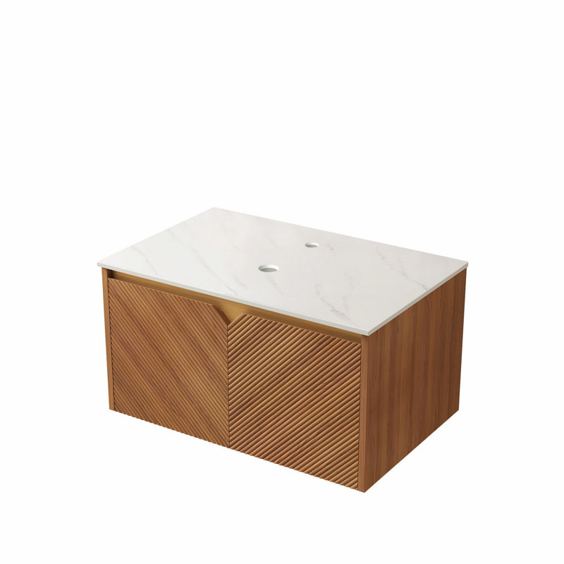 Armoire murale en bois pour salle de bain
