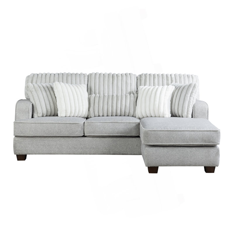 Coussins réversibles Modern, Gris