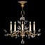 Crystal Laurel 5 - Light Glass Chandelier