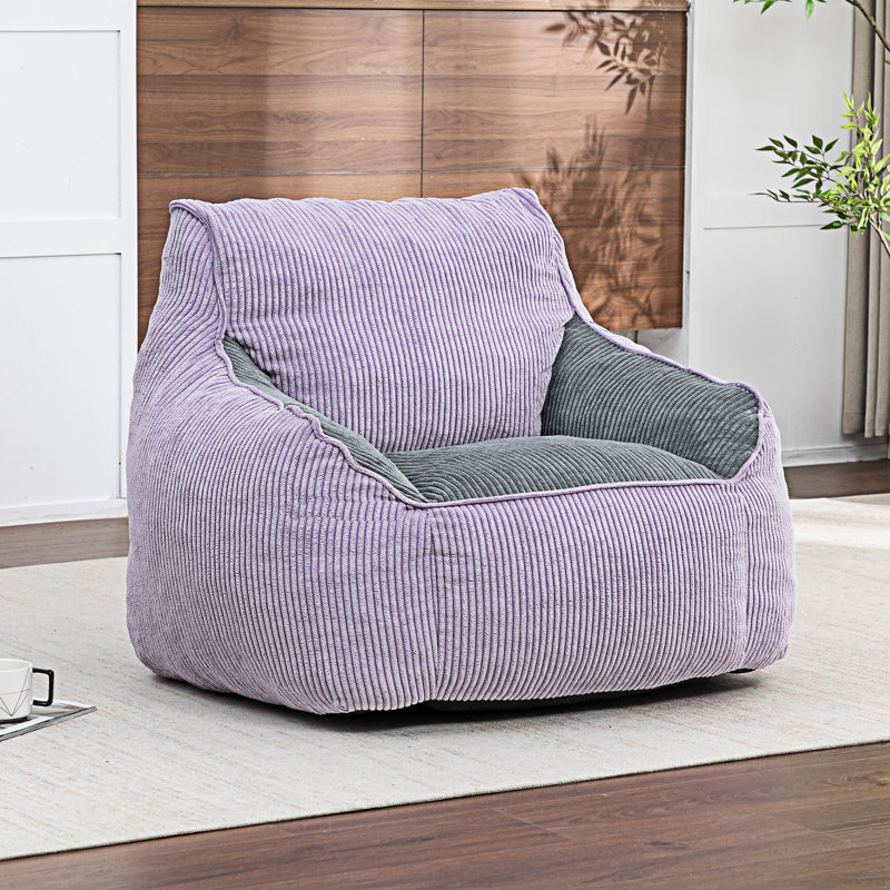 Fauteuil à billes, Gris / Mauve