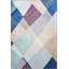 Tapis d'intérieur / extérieur multicolore en polypropylène tissé à la machine Kiko-1049847924