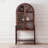 Retro Nut-Brown Solid Wood China Cabinet