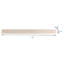 Tablette de manteau de cheminée flottante Enrigue - Tablette moderne en bois de peuplier pour foyers, foyers et décor-91533508-91533509