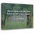 Artsy Quote "Never give up! All you have to do is try again." By Park Bom Gallery Wrapped Canvas