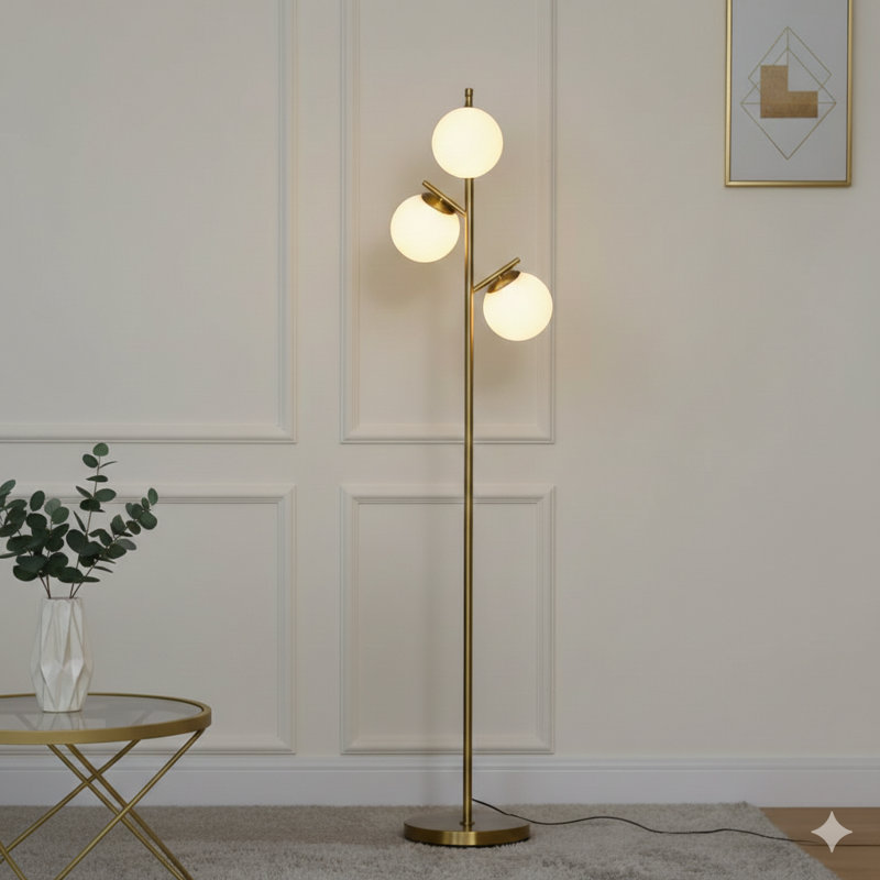Lampe sur pied à 3 lumières Tree