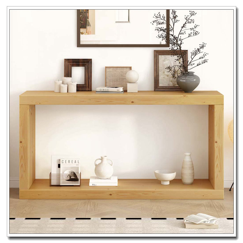 Modern Minimalist Entrance Table, Natural