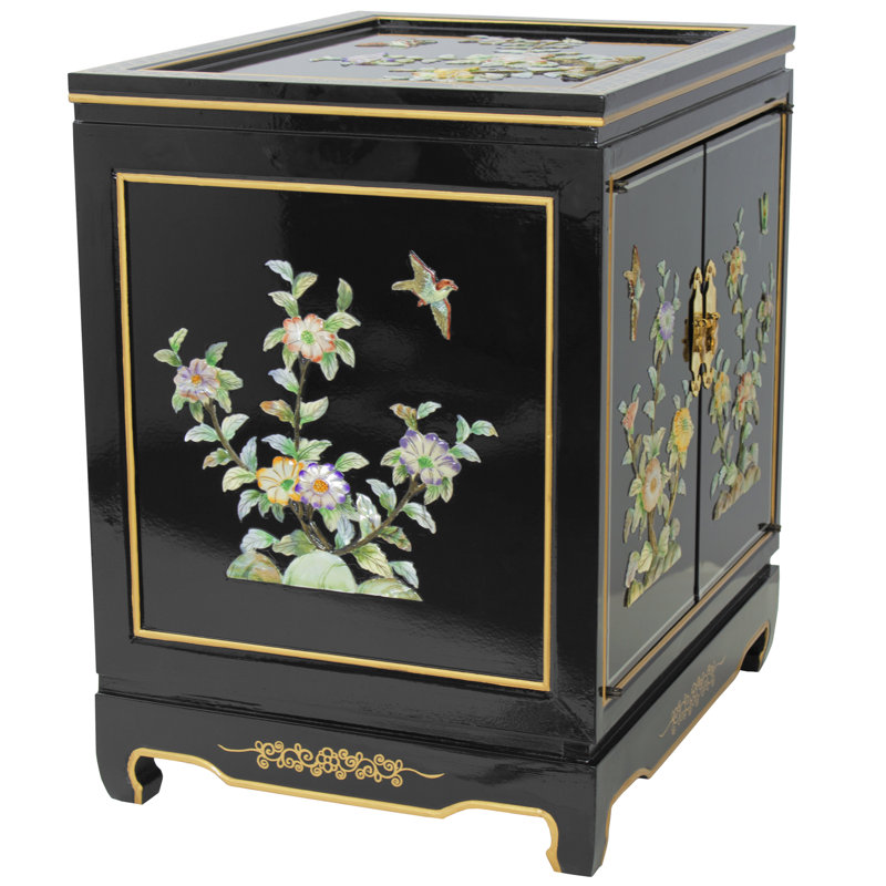 Table de bout avec rangement Dhruvin