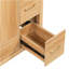 Meuble-lavabo 36 po avec cadre en bois, 2 portes à fermeture douce, 4 tiroirs à fermeture douce, tablette réglable, armoire de rangement moderne