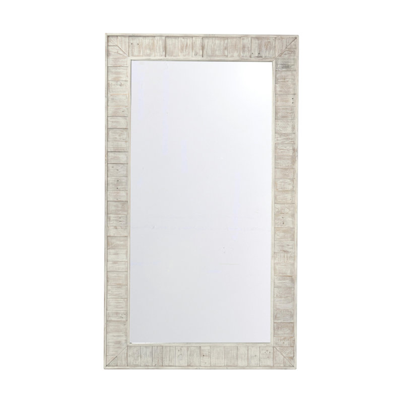 Miroir de plancher en bois massif Astrid