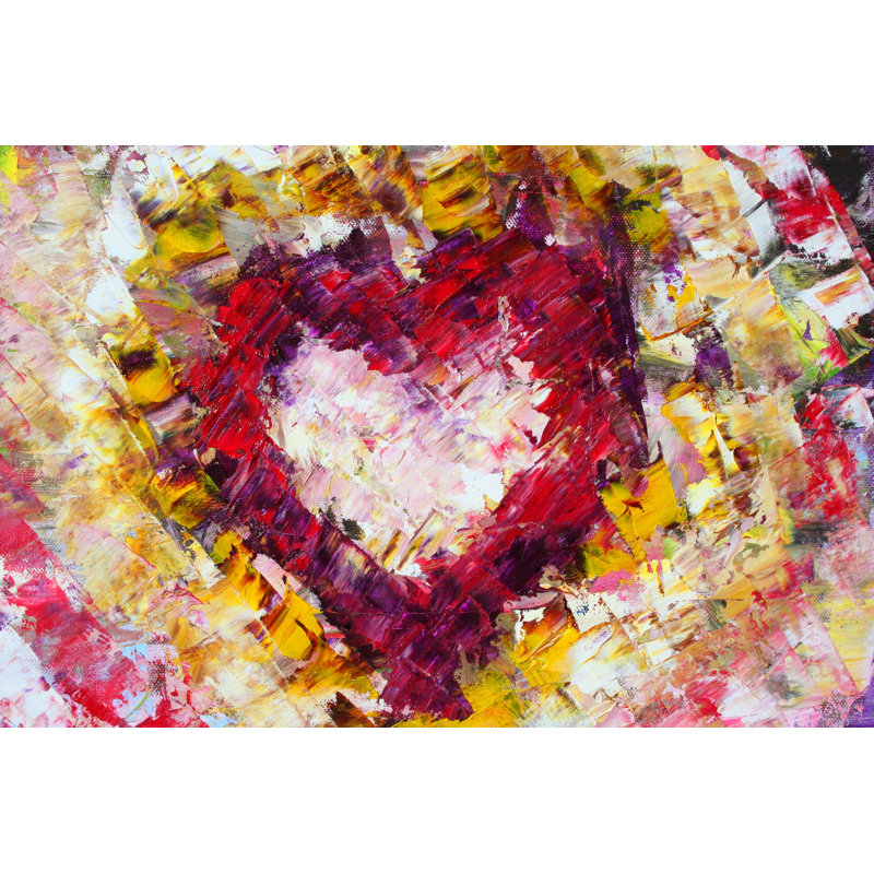Abstract Painting - Wrapped Canvas Print, 51cm H x 76cm W x 3.8cm D