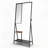 Coat Rack With Mirror, Multifunctional Hall Tree With Shoe Storage