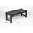 Backless Patio Bench With Wood-Like Surface - All Weather, Protected, White, 500Lbs Capacity, Materials, Easy To Install For Garden & Balcony Look Patio, Balcony, Garden, , Simple Assembly Process-1849014057