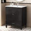 Meuble-lavabo 30 po avec lavabo style rétro-799934534