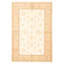 Tapis en laine crème/ivoire 6 pi 2 po x 8 pi 10 po à la main one-of-kind-noué la 2010 ushak Burnsdale
