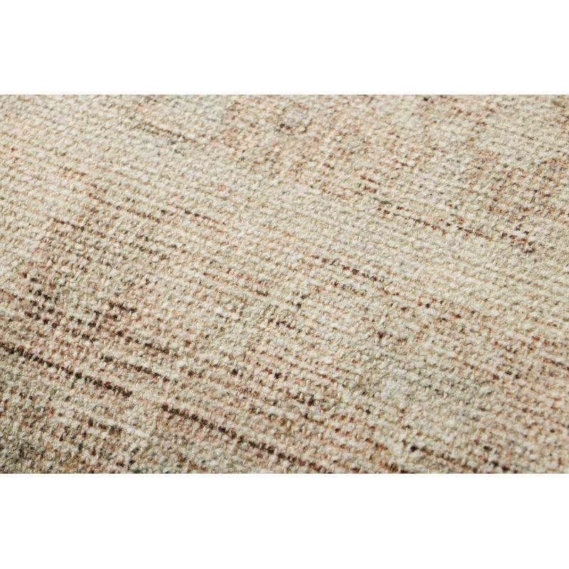 Natural and Wine 13" x 35" Lumbar Pillow with Down Insert
