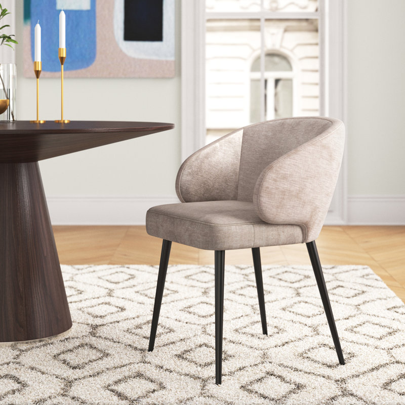 Parman 18.11'' H Upholstered Arm Chair, Light Grey