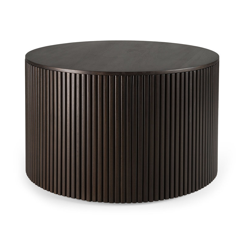Roller Max Coffee Table, 13.8" H x 23.6" L x 23.6" W, Espresso