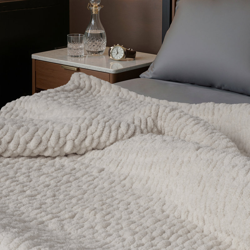 Jeté tricoté Hearth & Stone Chunky, Brun