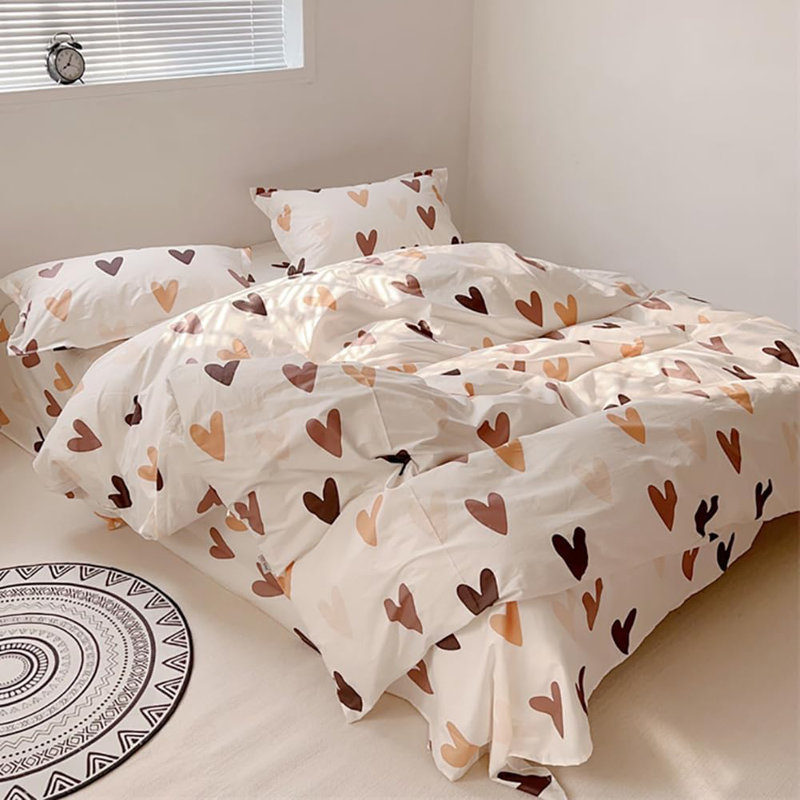 Ensembles de literie à fermeture à glissière, Housse de couette pour très grand lit + 2 taies d