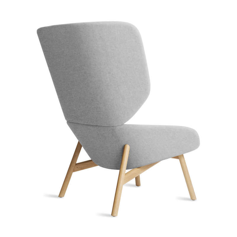 Heads Up Lounge Chair, Gabro Light Gray Wool