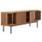 Cardine 4-Door Oval TV Stand with Fluted Detailing-2104295515