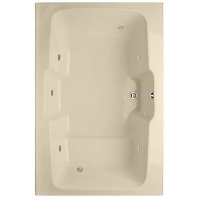 Victoria 72.5'' x 48'' Air Acrylic Bathtub