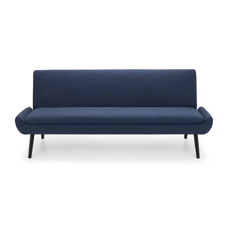 Milana 3 Seater Sleeper, Blue Linen Blend