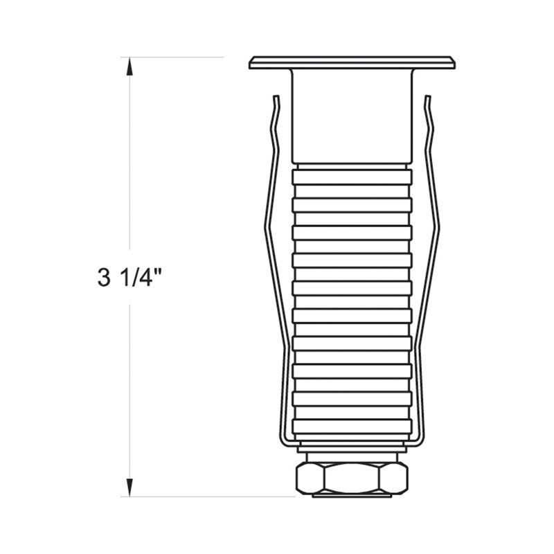 Dot LED Small Square Button Light
