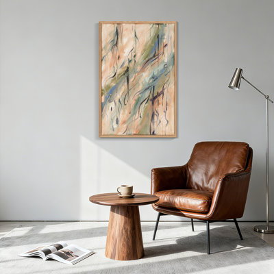 Ensemble de 1 tableau abstrait sur toile