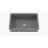 Badeloft 23.6" x 16.3" Rectangular Stone Resin Undermount Bathroom Sink UB-05-M-MGRY in Matte Gray-71992075