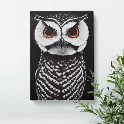 The Fierce Owl - Wrapped Canvas