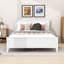 Base de lit plateforme en bois avec tête de lit Zachai-864866367-864866361