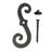 Large S Shutter Holdback, Pair