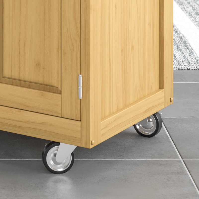 Littrell Kitchen Island, Natural