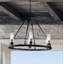 Landen 6-Light Wagon Wheel Chandelier