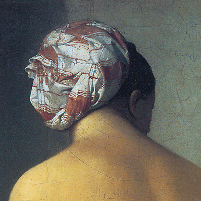 «The Valpincon Bather, 1808» par Jean Auguste Dominique Ingres, reproduction d'art encadrée, H 44,5 po x l 35 po x P 1,125 po