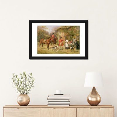 Heywood Hardy, «A Meeting at the Three Pigeons», reproduction sur toile tendue