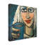 «Liz with Coffee» par Tim Nyberg - peinture sur toile tendue-1388836778