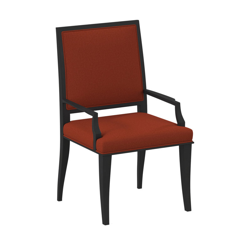 Chaise avec accoudoirs Princeton, Espresso, Margaret Tangelo