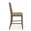 Ensemble de 2 tabourets de comptoir rembourrés en bois de style maison de campagne charmant-1422112961-1422112975