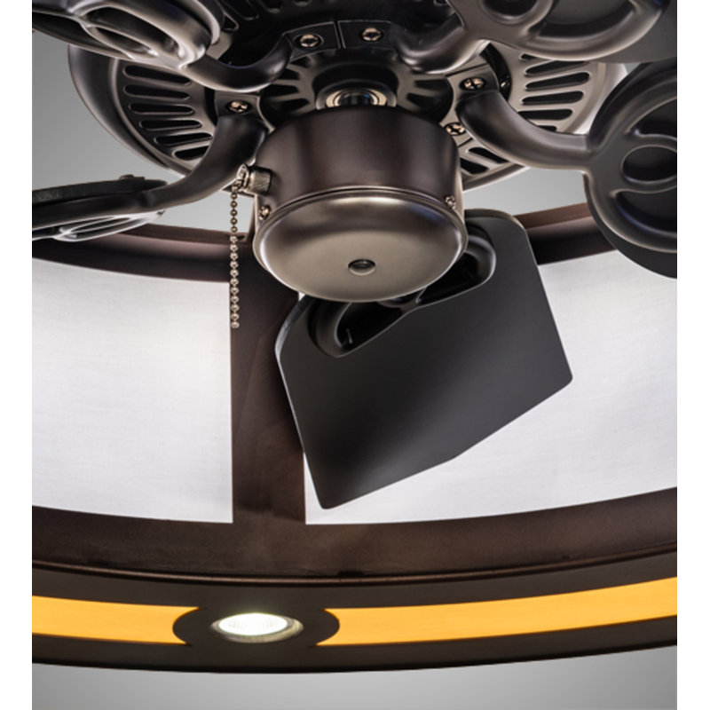 Smythe Craftsman LED Downrod Ceiling Fan