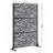 Outdoor Freestanding Metal Privacy Screen Panel