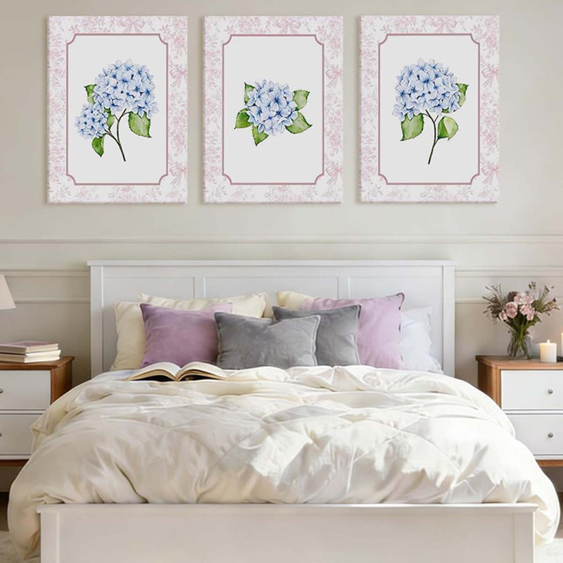 3 Piece Wrapped Canvas Print, 40 cm H x 90 cm W