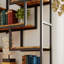 Abrielle Geometric Bookcase-999133603