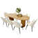 Audna 8 - Person Double Pedestal Dining Set