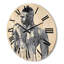 Horloge murale en bois-63901850-63913689