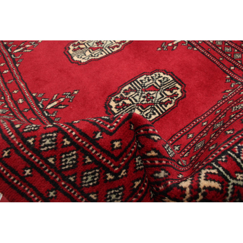 Bungalow Rose Peshawar Bokhara Red Rug 2'1