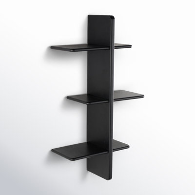 Cole And Grey Wood Handmade 6 Shelf Wall Shelf